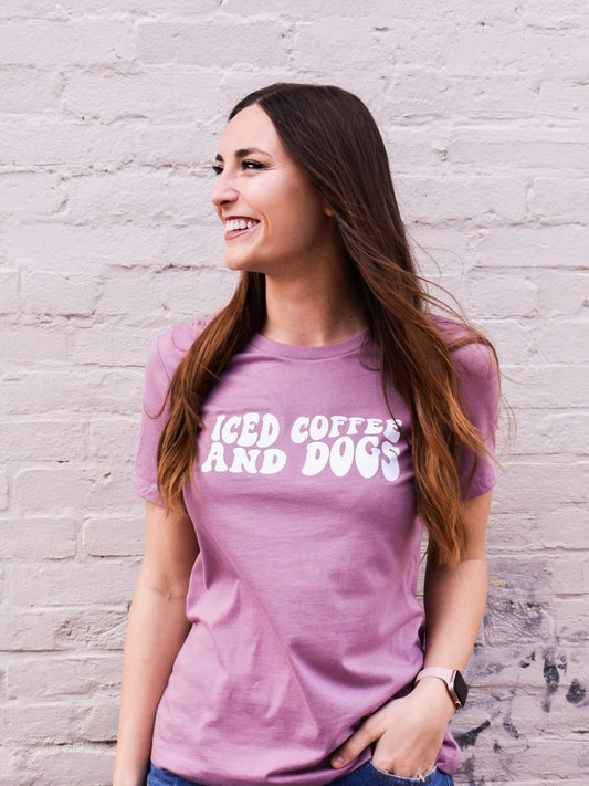 Iced Coffee & Dogs Tee