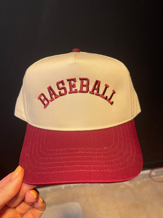 Maroon Baseball Hat
