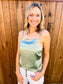 Sage Bow Tie Tank